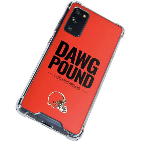 NFL Cleveland Browns Team Motto Galaxy S20 FE Clear Case